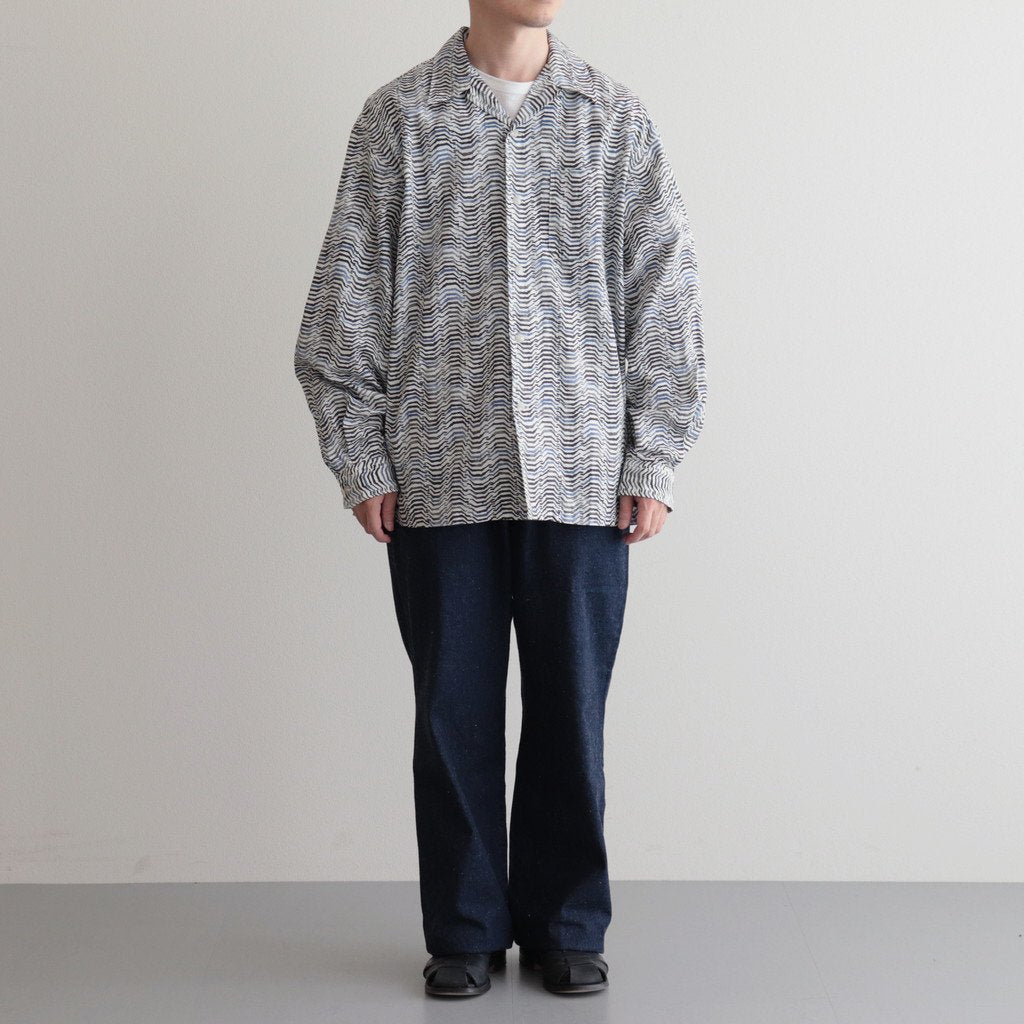 AFRICAN PATTERN LS SHIRT #SAXXBLACK [PMAP-LS06] _ PHIGVEL MAKERS