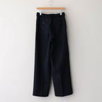 DOUBLE PLEATED TROUSERS #NAVY [A23C-04PT02C]