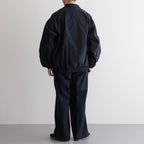 DOUBLE PLEATED TROUSERS #NAVY [A23C-04PT02C]