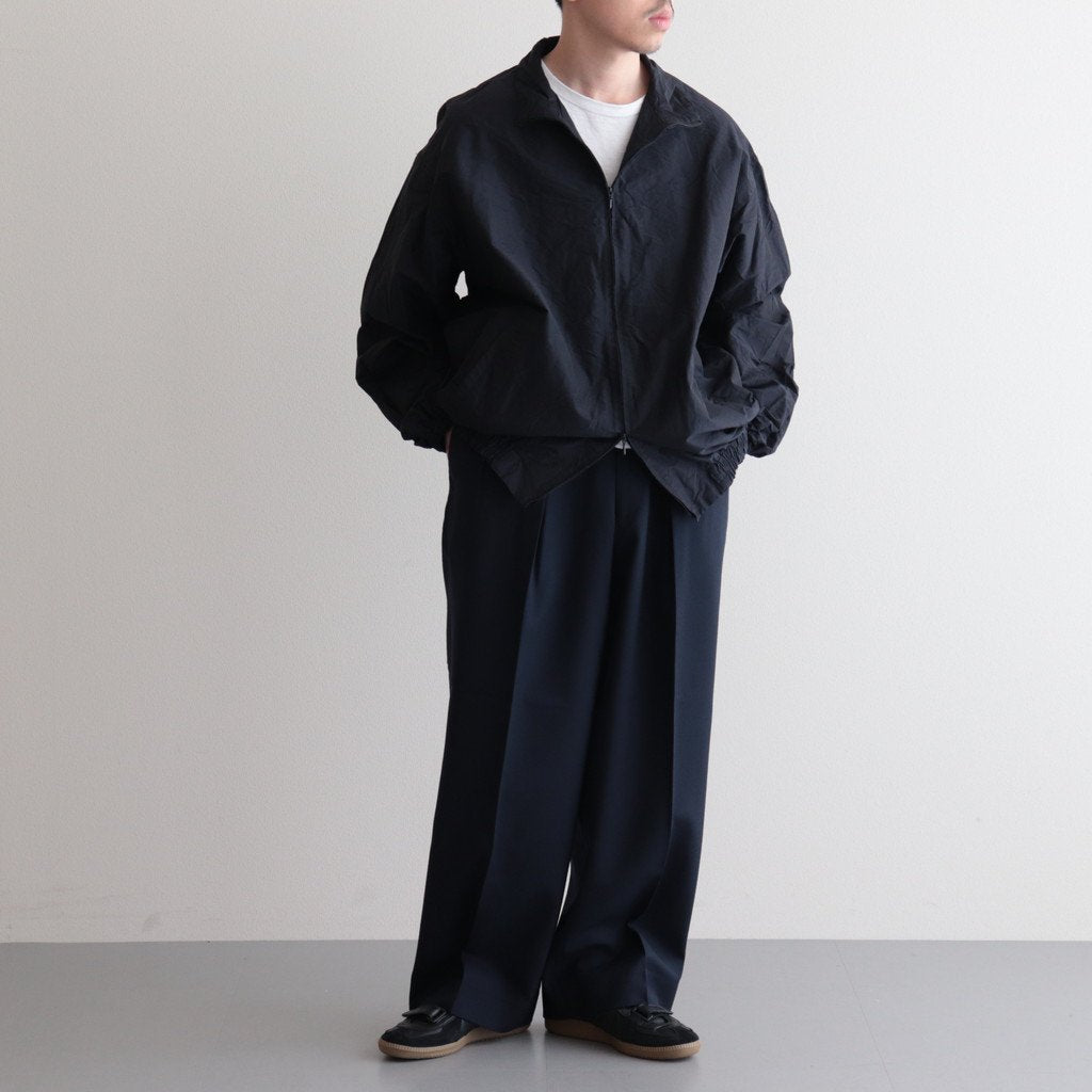 DOUBLE PLEATED TROUSERS #NAVY [A23C-04PT02C]