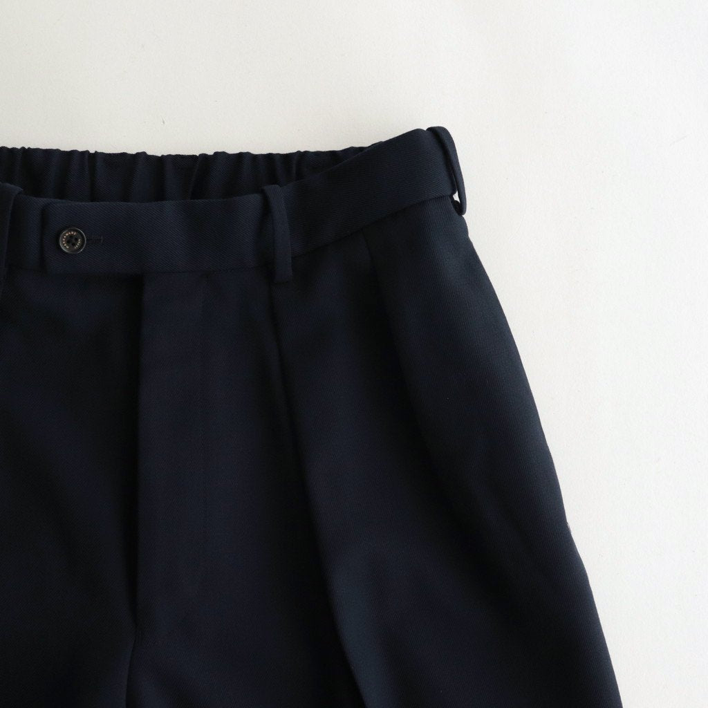 DOUBLE PLEATED TROUSERS #NAVY [A23C-04PT02C]