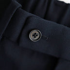 DOUBLE PLEATED TROUSERS #NAVY [A23C-04PT02C]