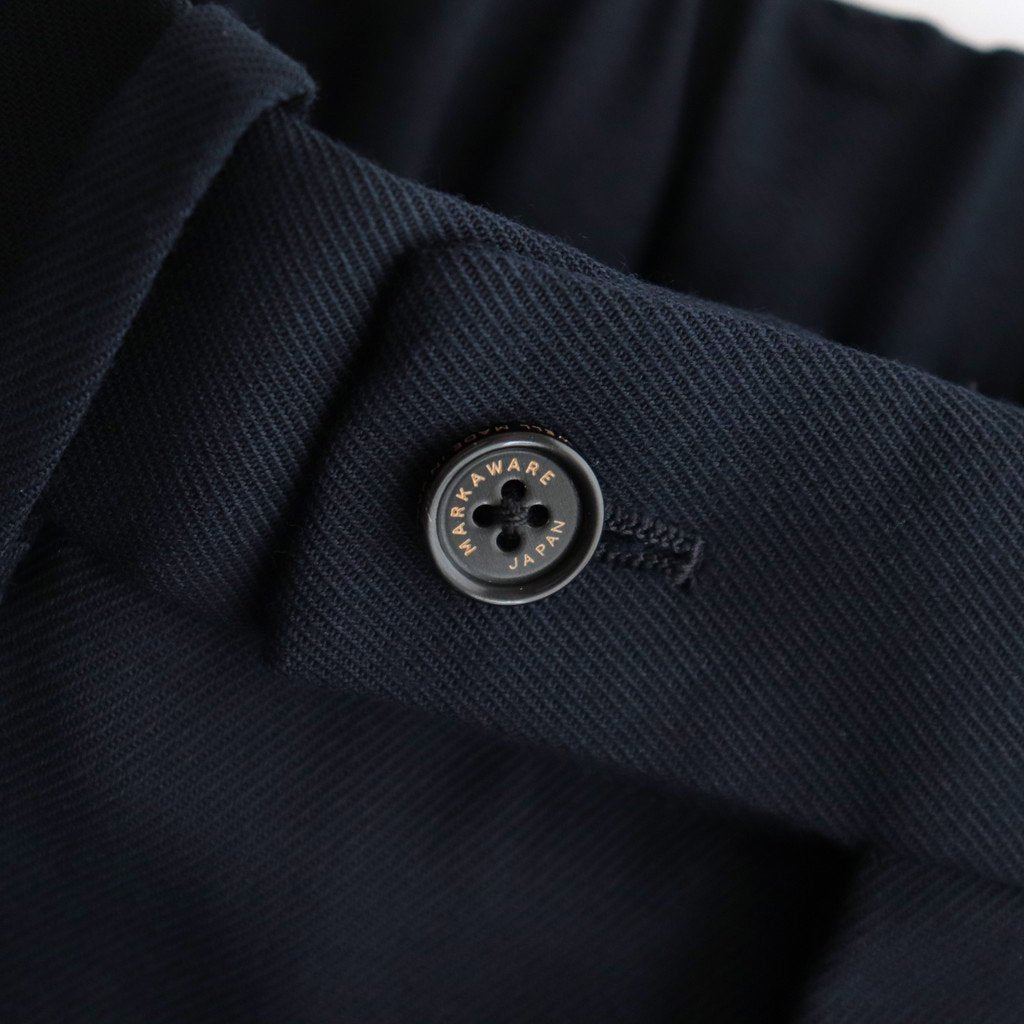 DOUBLE PLEATED TROUSERS #NAVY [A23C-04PT02C]