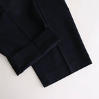 DOUBLE PLEATED TROUSERS #NAVY [A23C-04PT02C]