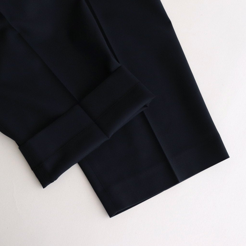 DOUBLE PLEATED TROUSERS #NAVY [A23C-04PT02C]