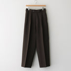 DOUBLE PLEATED TROUSERS #BROWN KHAKI [A23C-04PT02C]