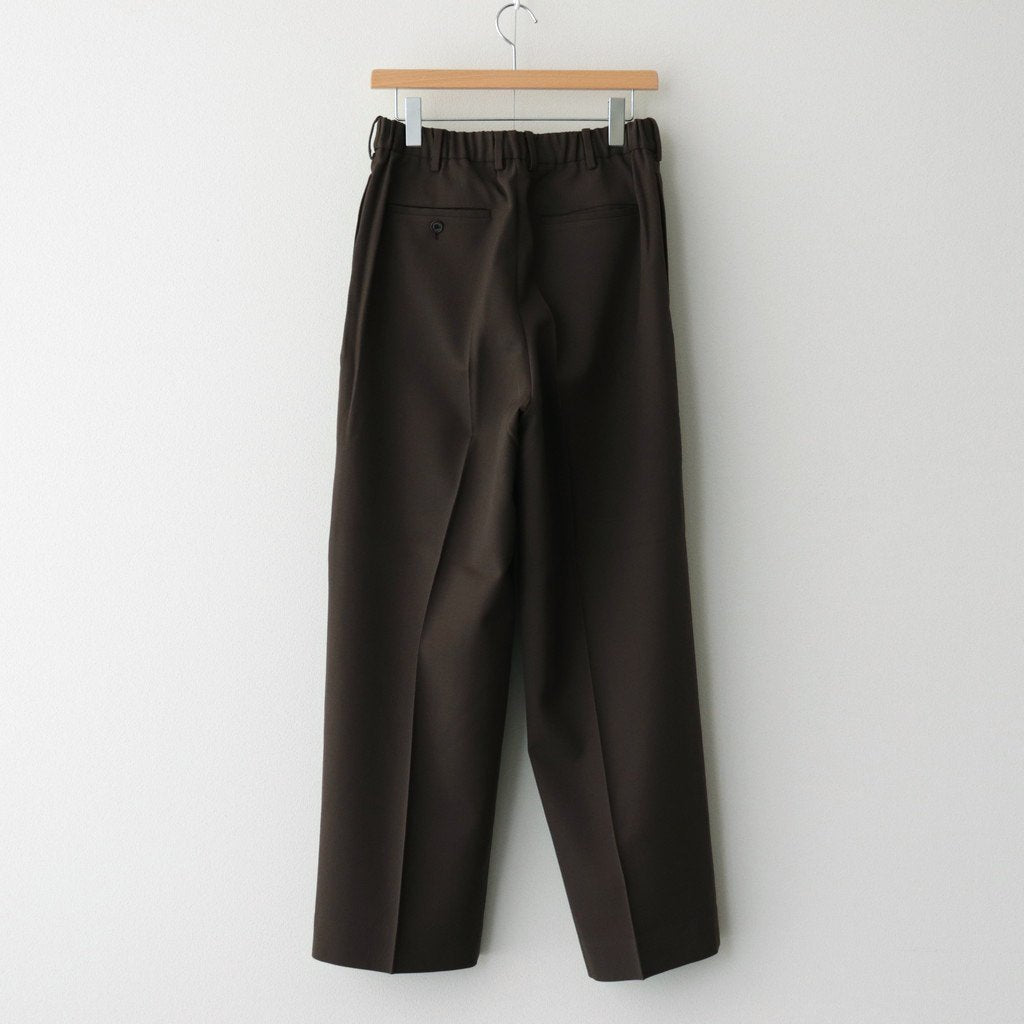 DOUBLE PLEATED TROUSERS #BROWN KHAKI [A23C-04PT02C] _ MARKAWARE