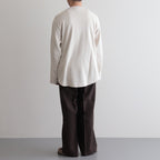 DOUBLE PLEATED TROUSERS #BROWN KHAKI [A23C-04PT02C]