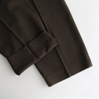 DOUBLE PLEATED TROUSERS #BROWN KHAKI [A23C-04PT02C]