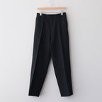 FLAT FRONT TROUSERS #BLACK [A23C-04PT01C]