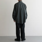 FLAT FRONT TROUSERS #BLACK [A23C-04PT01C]