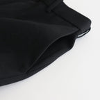 FLAT FRONT TROUSERS #BLACK [A23C-04PT01C]