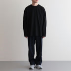 FLAT FRONT TROUSERS #NAVY [A23C-04PT01C]