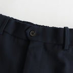 FLAT FRONT TROUSERS #NAVY [A23C-04PT01C]