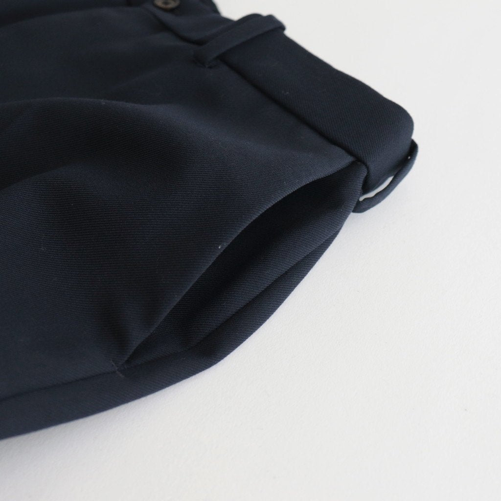 FLAT FRONT TROUSERS #NAVY [A23C-04PT01C]