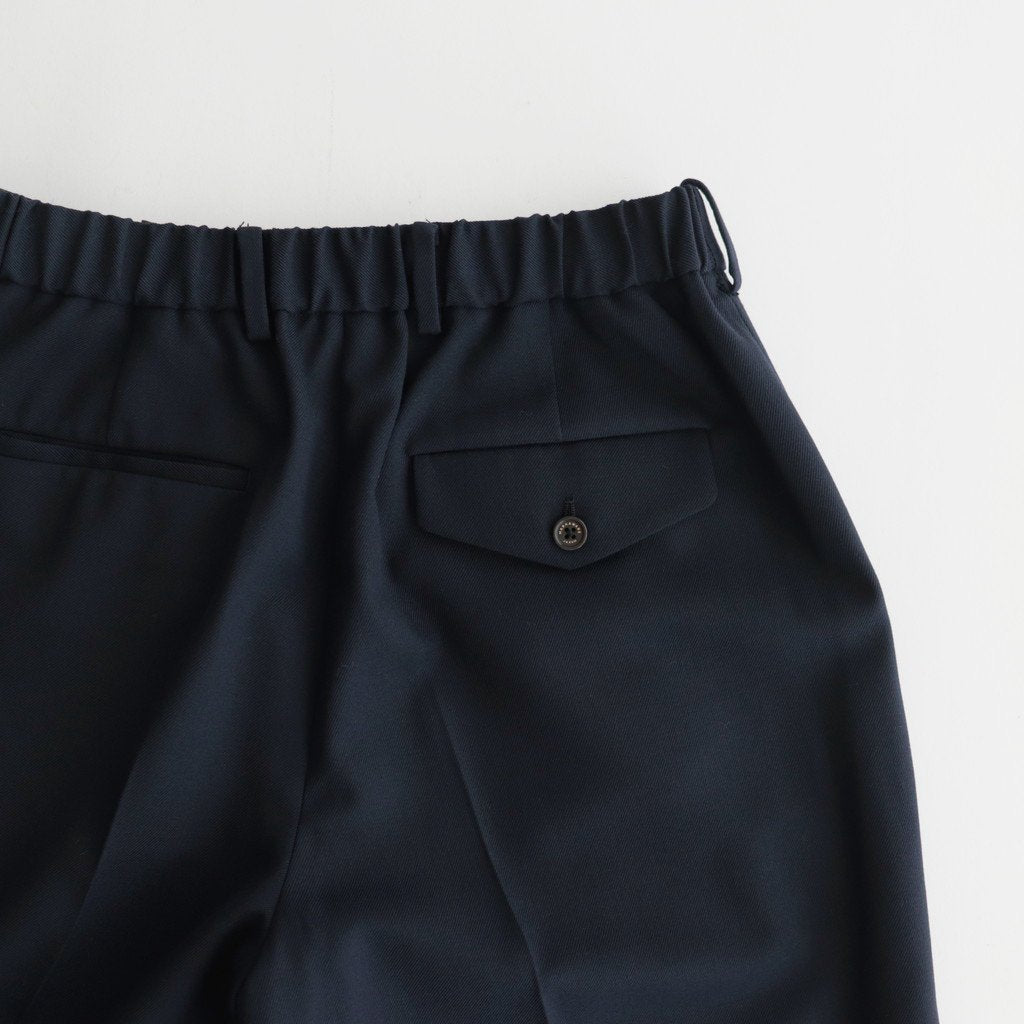 FLAT FRONT TROUSERS #NAVY [A23C-04PT01C]
