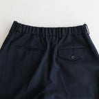 FLAT FRONT TROUSERS #NAVY [A23C-04PT01C]