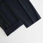 FLAT FRONT TROUSERS #NAVY [A23C-04PT01C]