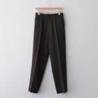 FLAT FRONT TROUSERS #BROWN KHAKI [A23C-04PT01C]