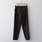 FLAT FRONT TROUSERS #BROWN KHAKI [A23C-04PT01C]