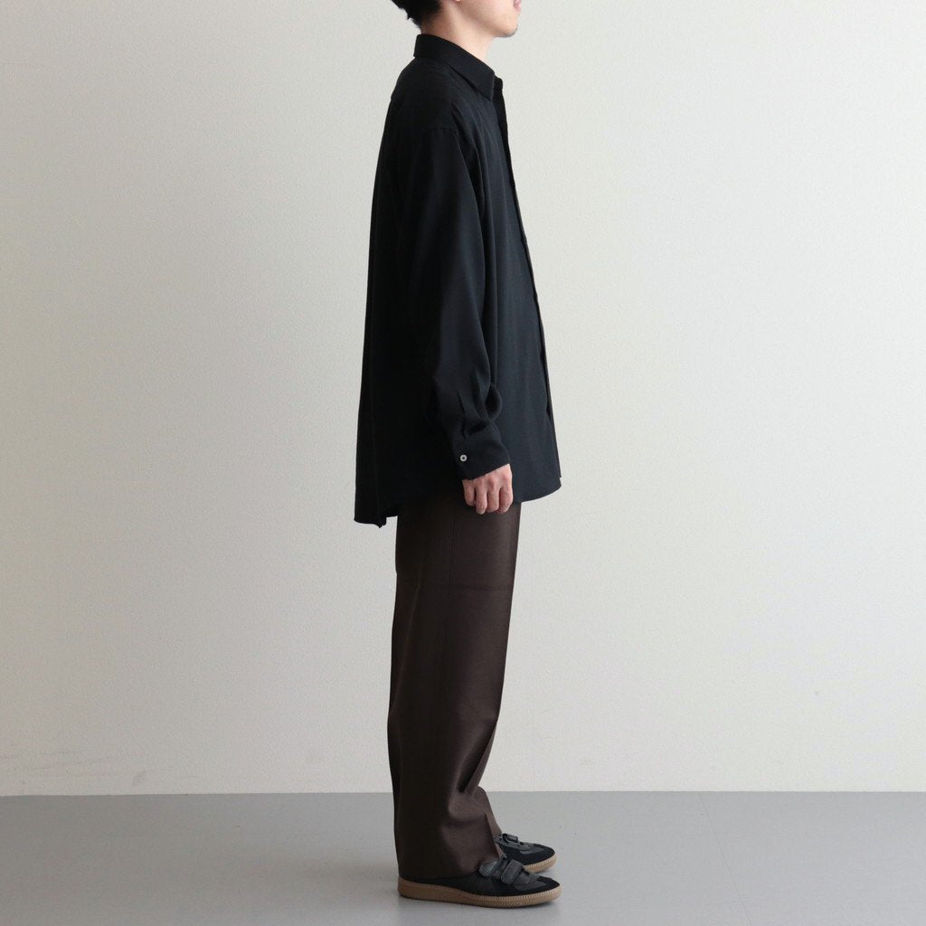 FLAT FRONT TROUSERS #BROWN KHAKI [A23C-04PT01C]