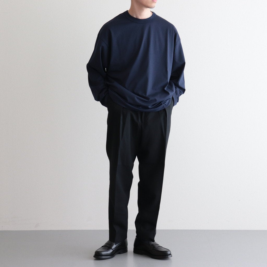 PEGTOP TROUSERS #BLACK [A23C-04PT04C] _ MARKAWARE | マーカウェア