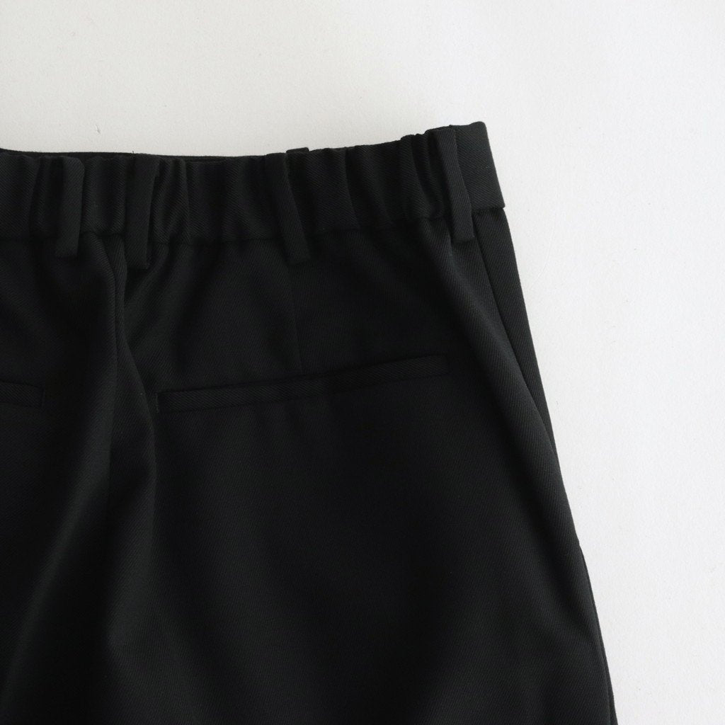 PEGTOP TROUSERS #BLACK [A23C-04PT04C] _ MARKAWARE | マーカウェア