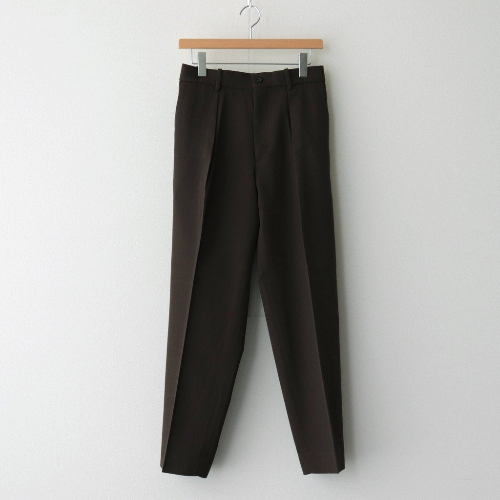 PEGTOP TROUSERS #BROWN KHAKI [A23C-04PT04C]