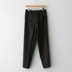PEGTOP TROUSERS #BROWN KHAKI [A23C-04PT04C]