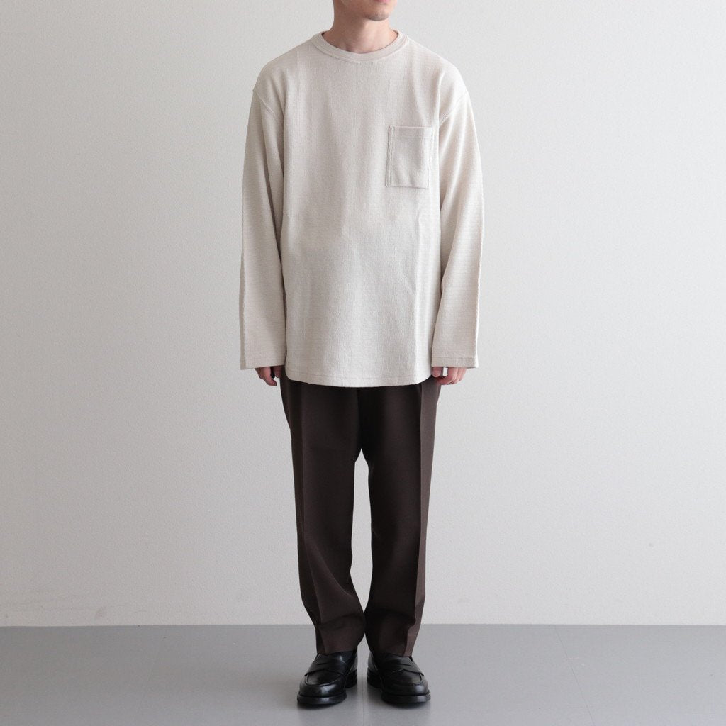 PEGTOP TROUSERS #BROWN KHAKI [A23C-04PT04C]