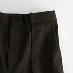 PEGTOP TROUSERS #BROWN KHAKI [A23C-04PT04C]