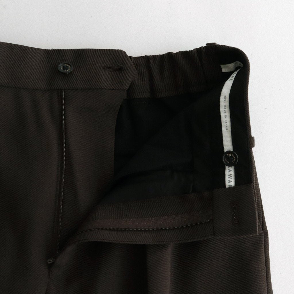PEGTOP TROUSERS #BROWN KHAKI [A23C-04PT04C]