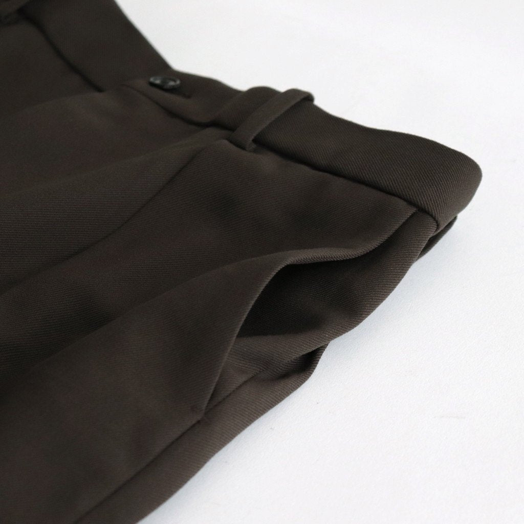 PEGTOP TROUSERS #BROWN KHAKI [A23C-04PT04C]