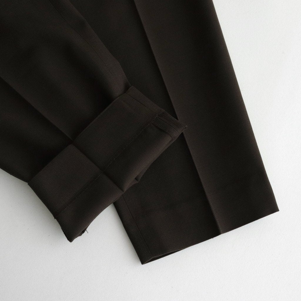 PEGTOP TROUSERS #BROWN KHAKI [A23C-04PT04C]