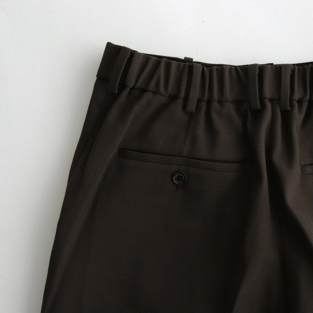 PEGTOP TROUSERS #BROWN KHAKI [A23C-04PT04C]