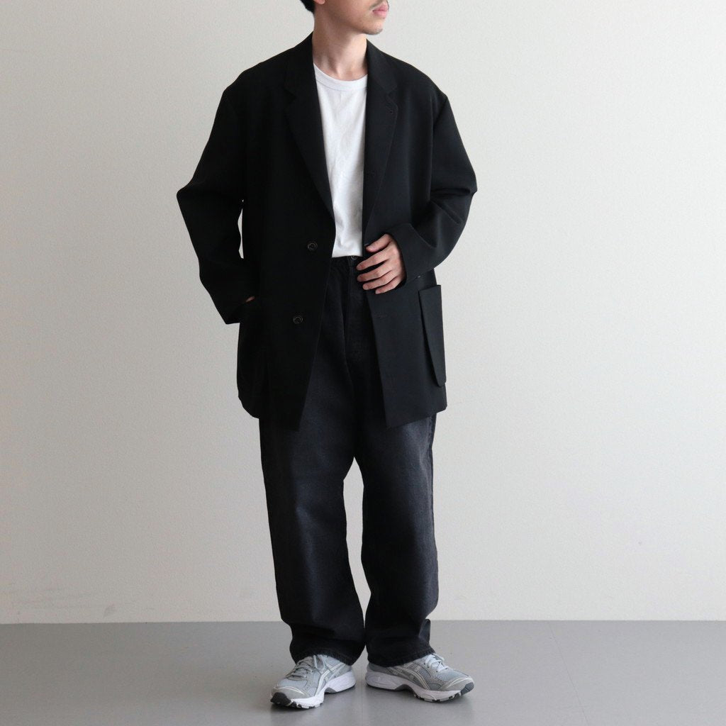 COMFORT BLAZER #BLACK [A23C-04JK01C] _ MARKAWARE | マーカウェア