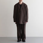 COMFORT BLAZER #BROWN KHAKI [A23C-04JK01C]