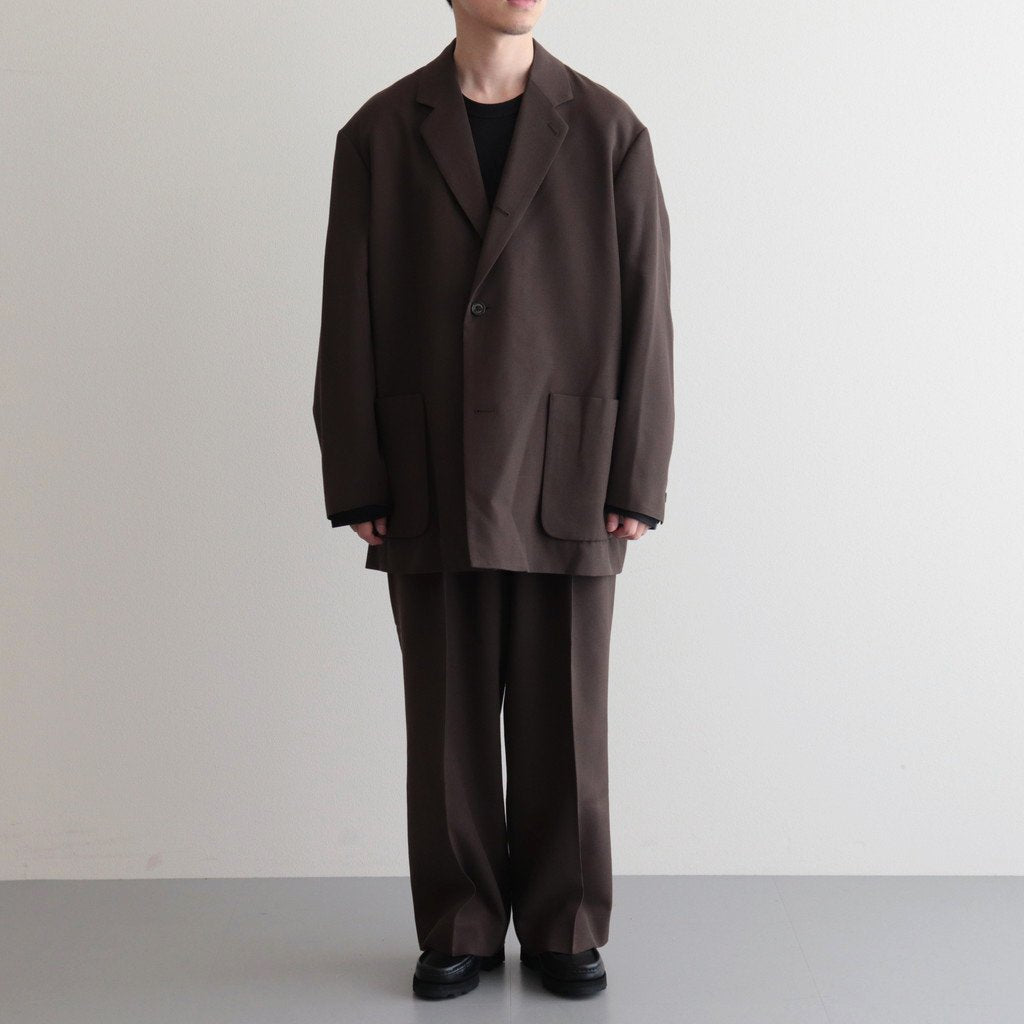 COMFORT BLAZER #BROWN KHAKI [A23C-04JK01C]