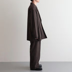 COMFORT BLAZER #BROWN KHAKI [A23C-04JK01C]