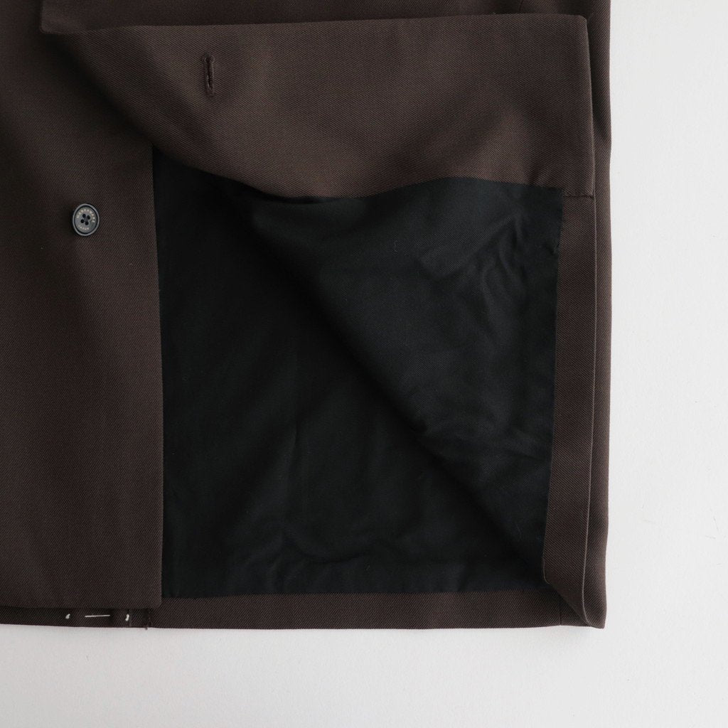 COMFORT BLAZER #BROWN KHAKI [A23C-04JK01C]