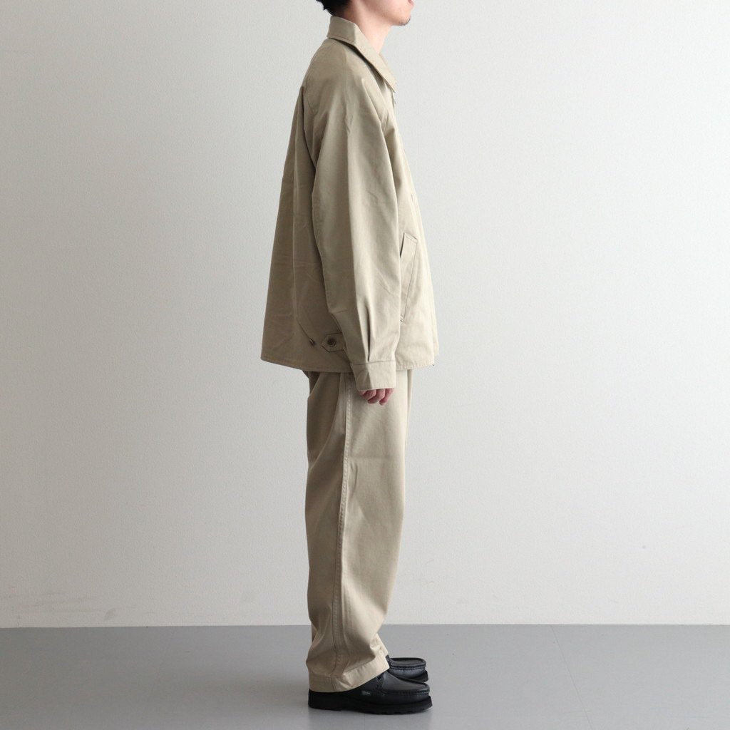 WIDE CHINO PANTS #KHAKI [SUCS301] _ nanamica | ナナミカ – Diffusion