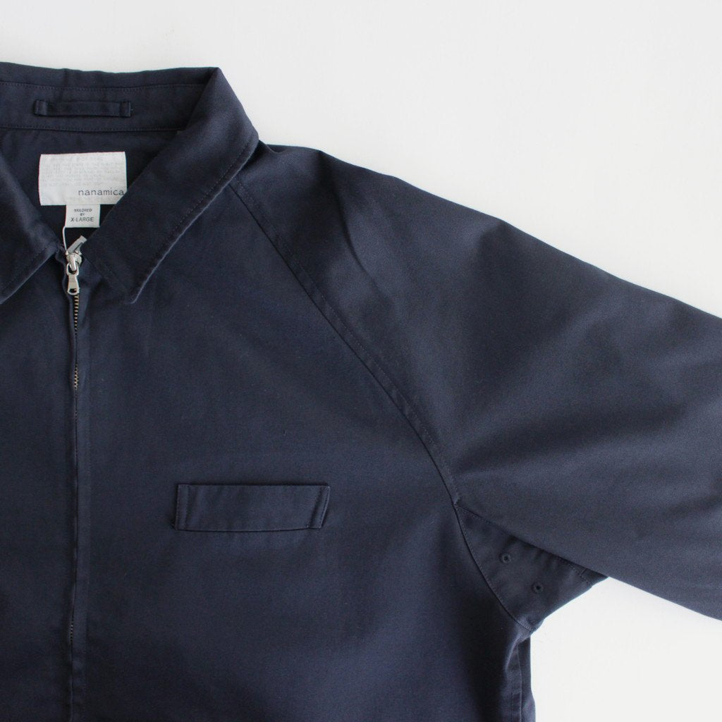 WINDSTOPPER CHINO CREW JACKET #NAVY [SUAF365] _ nanamica