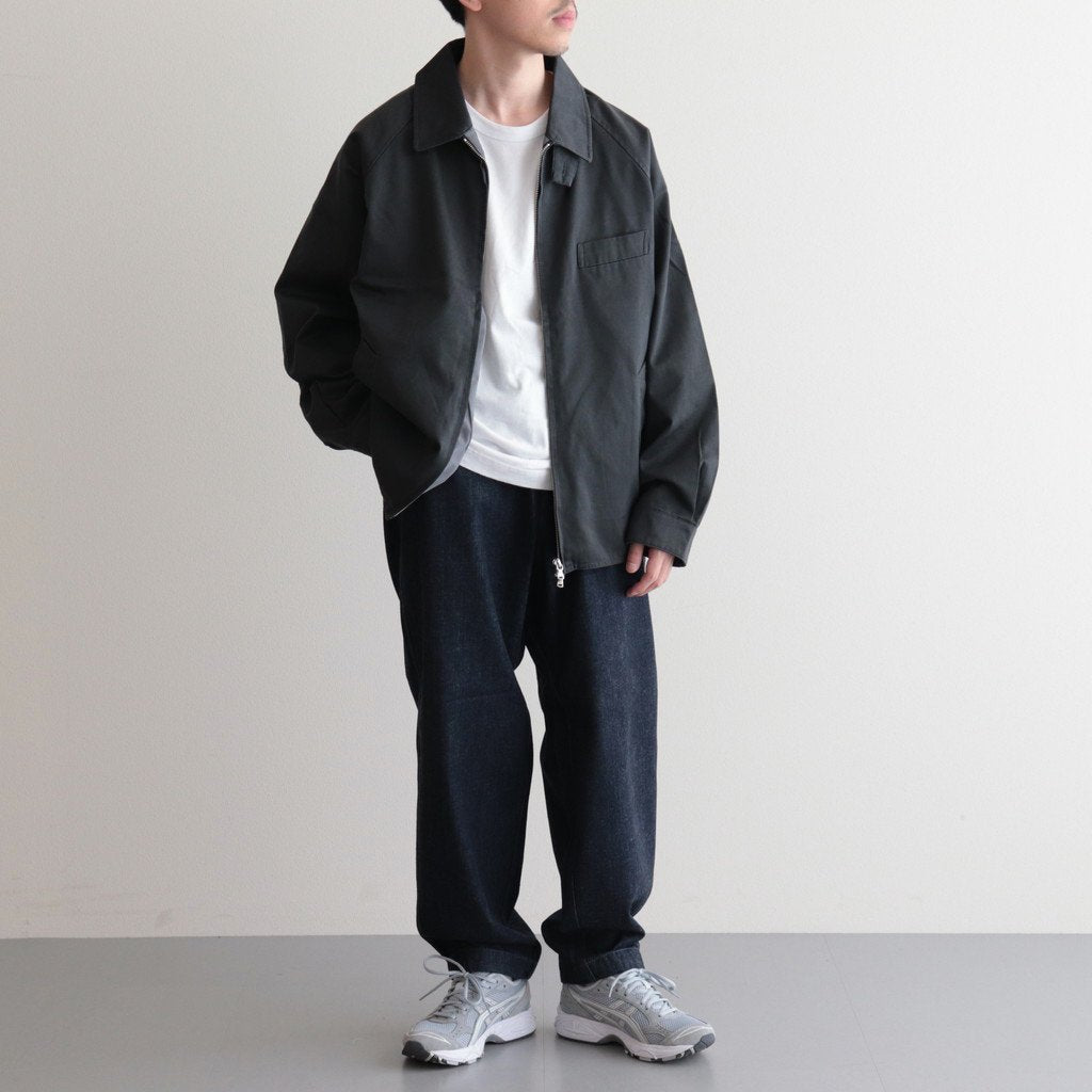 WINDSTOPPER CHINO CREW JACKET #GRAY [SUAF365] _ nanamica