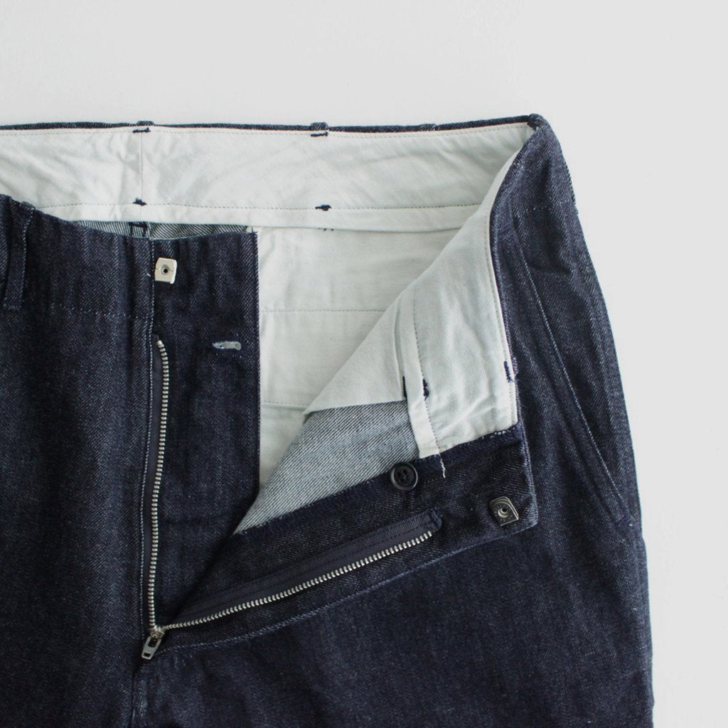 WIDE DENIM PANTS #INDIGO [SUCS306]