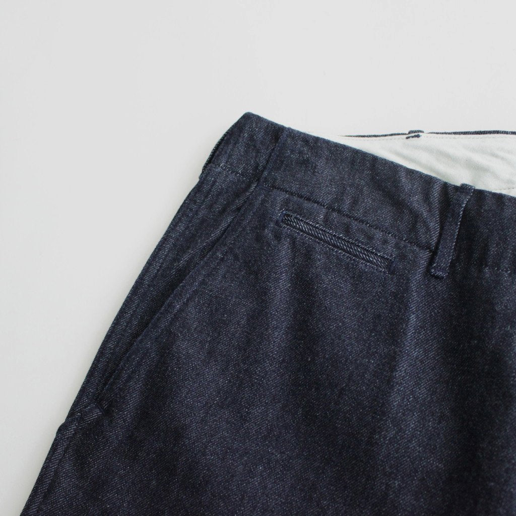 WIDE DENIM PANTS #INDIGO [SUCS306]