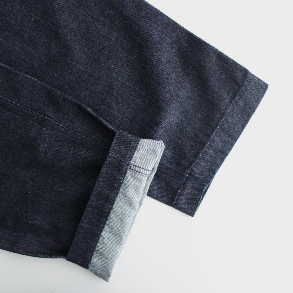 WIDE DENIM PANTS #INDIGO [SUCS306]