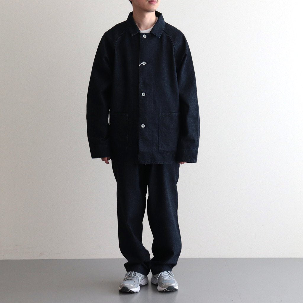 WIDE DENIM PANTS #INDIGO [SUCS306]