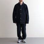 WIDE DENIM PANTS #INDIGO [SUCS306]