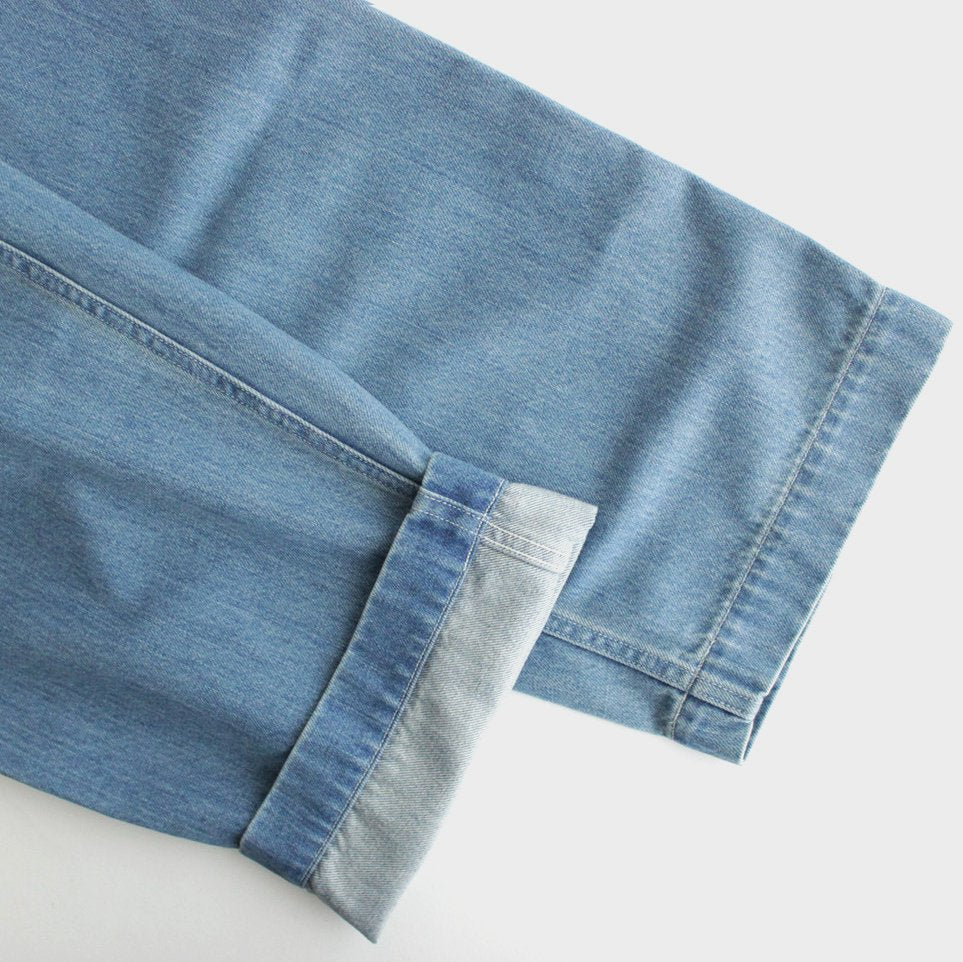 WIDE DENIM PANTS #INDIGO BLEACH [SUCS306] _ nanamica | ナナミカ