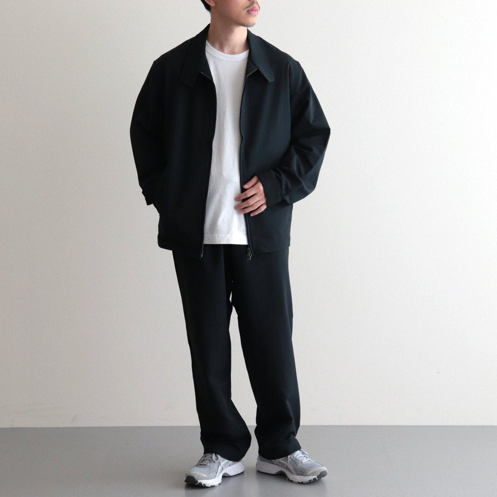 ALPHADRY WIDE EASY PANTS #BLACK [SUCF351] _ nanamica | ナナミカ